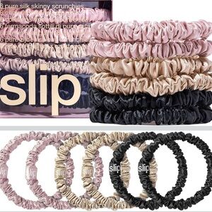 slip MULTI SKINNY SCRUNCHIES